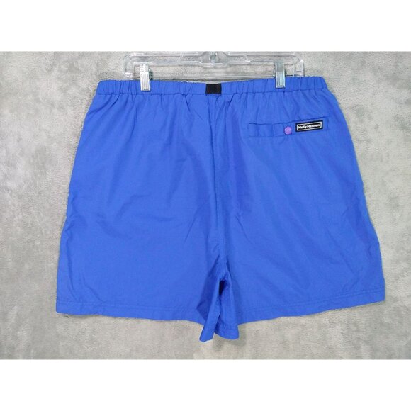 Vintage Helly Hansen Shorts Mens XL Blue Pull On Belted Hiking Outdoor - Picture 2 of 10